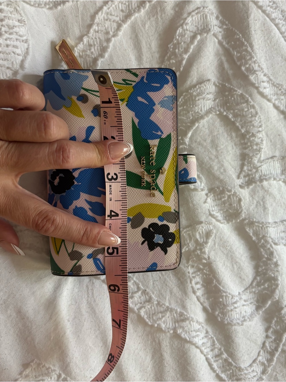 kate spade Floral Zip & Snap Wallet - Picture 6 of 6